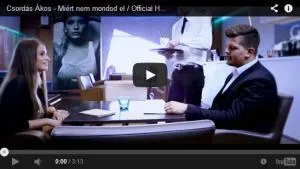 Megjelent Csordás Ákos első kislemeze és videoklipje, &amp;quot;Miért nem mondod el&amp;quot; címmel!